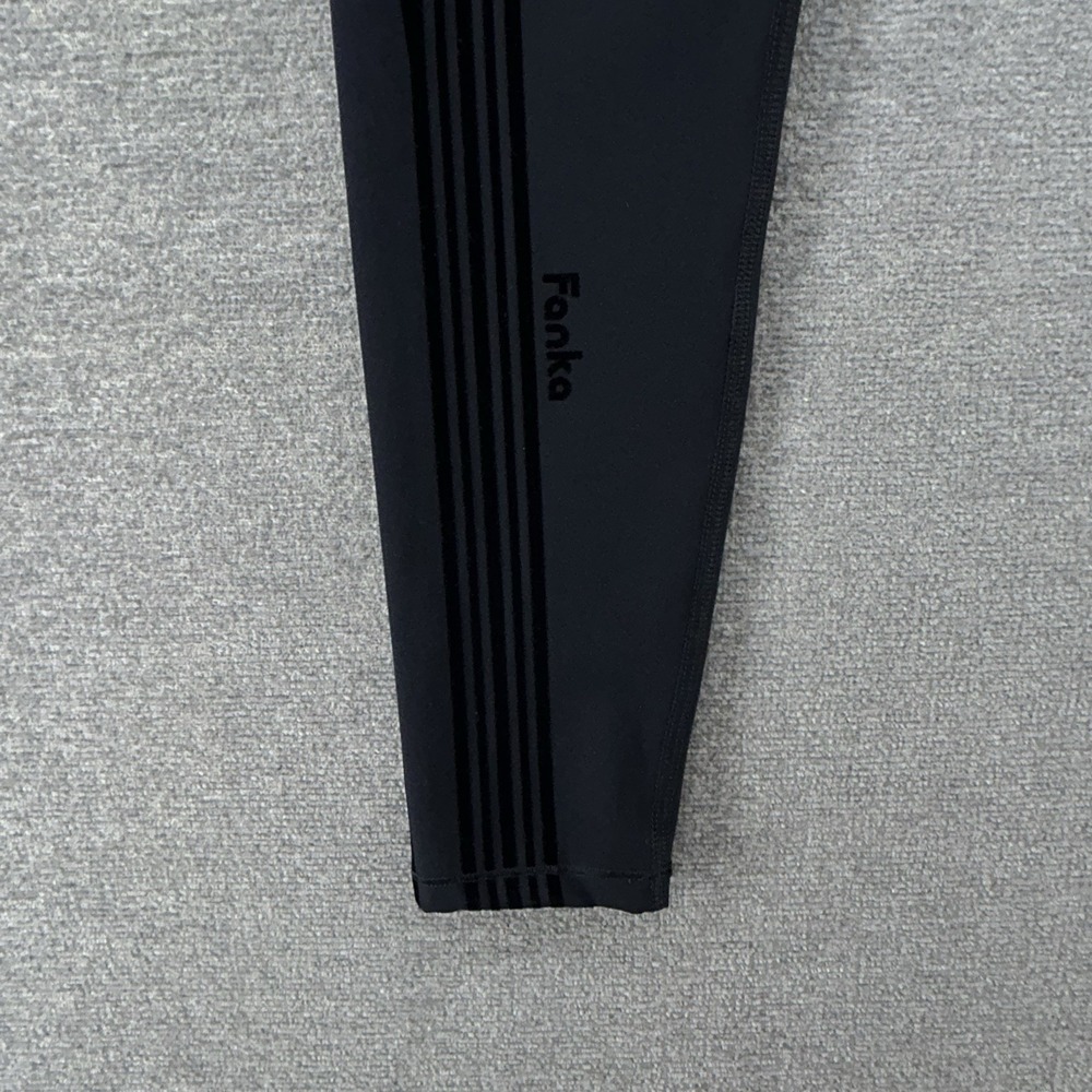 Fanka Powerband High Intensity Leggings Women Size Medium Black Activewear - Picture 3 of 10